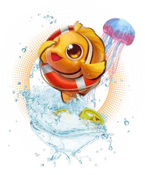 P666 colorful fishing slot machine gameplay